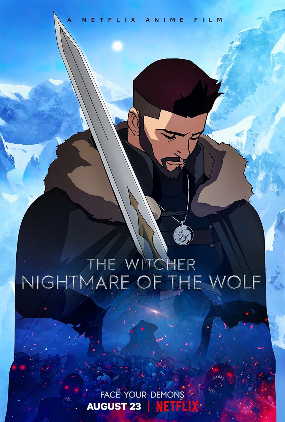 The Witcher: Nightmare of the Wolf poster.