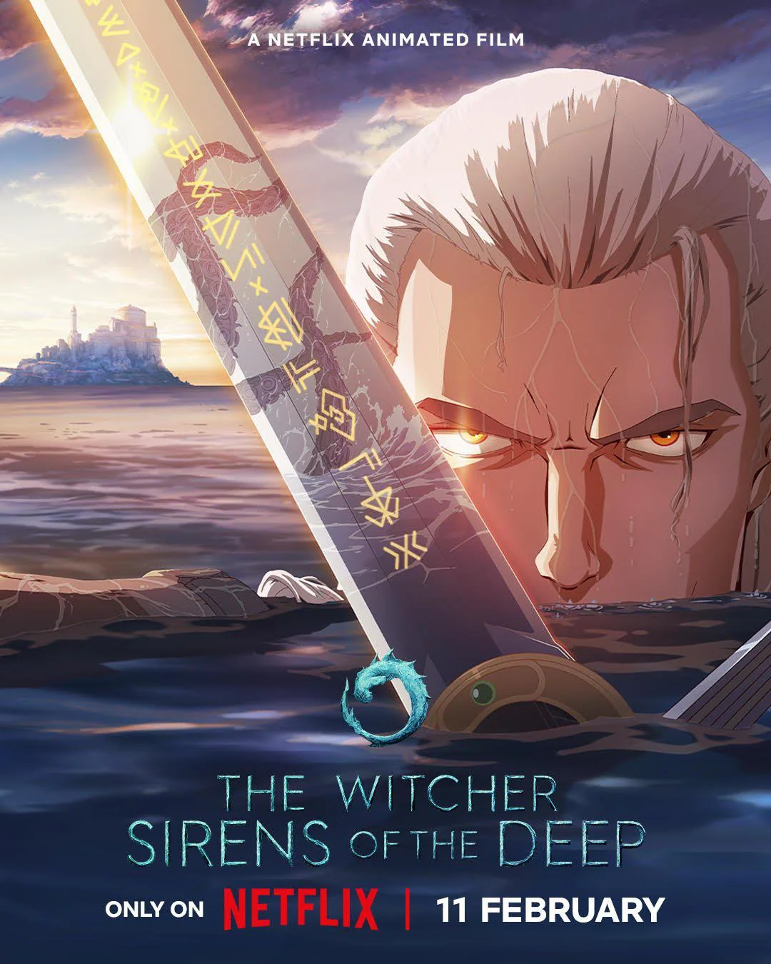 The Witcher: Sirens of the Deep poster.